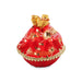Laddu Gopal Basket with Net Cover - 1.5 x 4 Inches | Kanha Ji Ki Tokri/ Carry Basket for Laddu Gopal - Deity Accessories
