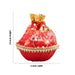 Laddu Gopal Basket with Net Cover - 1.5 x 4 Inches | Kanha Ji Ki Tokri/ Carry Basket for Laddu Gopal - Deity Accessories