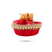 Laddu Gopal Basket with Net Cover - 1 x 3 Inches | Kanha Ji Ki Tokri/ Carry Basket for Laddu Gopal - Deity Accessories