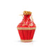 Laddu Gopal Basket with Net Cover - 3.5 x 4 Inches | Kanha Ji Ki Tokri/ Carry Basket for Laddu Gopal - Deity Accessories