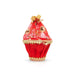 Laddu Gopal Basket with Net Cover - 2.75 x 3.5 Inches | Kanha Ji Ki Tokri/ Carry Basket for Laddu Gopal - Deity Accessories