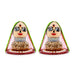 Riddhi Siddhi Murti Pair | Lord Ganesh Wife/ Decorative Showpiece for Home Decor - Table Stand Accessories