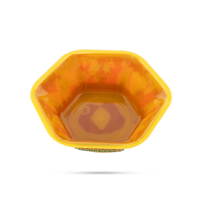 Decorated Bowl - 2 x 6 Inches | Decorated Cup for Wedding - Bowls