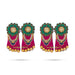 Lakshmi Padham Pair - 1.75 x 2 Inches | Decorative Laxmi Paduka / Lakshmi Charan Paduka for Pooja - Pooja Box & Paduka