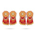 Lakshmi Padham Pair - 1.75 x 2 Inches | Decorative Laxmi Paduka / Lakshmi Charan Paduka for Pooja - Pooja Box & Paduka