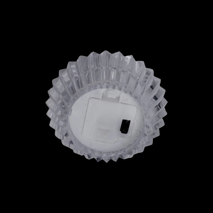 Diamond Shaped LED Diya - 1.5 x 1 Inches | Crystal Lamp/ LED Light Candle For Pooja Decor & Festival Lighting - Decorative Lamp