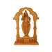 Murugan Statue With Arch - 15 x 10.5 Inches | Resin Kartikeya Statue/ Wood Polish Standing Murugan Idol for Pooja - Fibre Murties