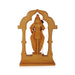 Murugan Statue With Arch - 15 x 10.5 Inches | Resin Kartikeya Statue/ Wood Polish Standing Murugan Idol for Pooja - Fibre Murties