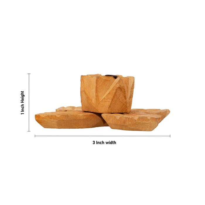 Leaf Agarbatti Stand - 1 x 3 Inches | Incense Stick Holder/ Decorative Agarbathi Holder for Pooja Room Decor