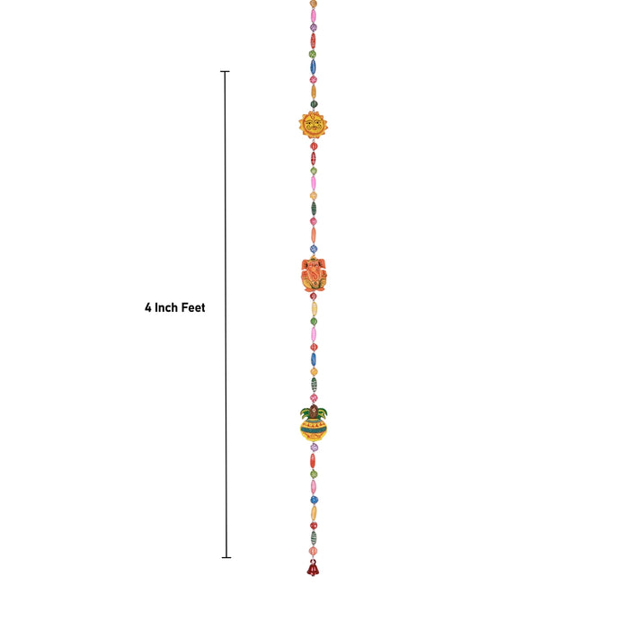 Side Toran - 4 Feet | Decorative Thoran/ Door Hanging Toran For Home Entrance And Festival Decor - Toran