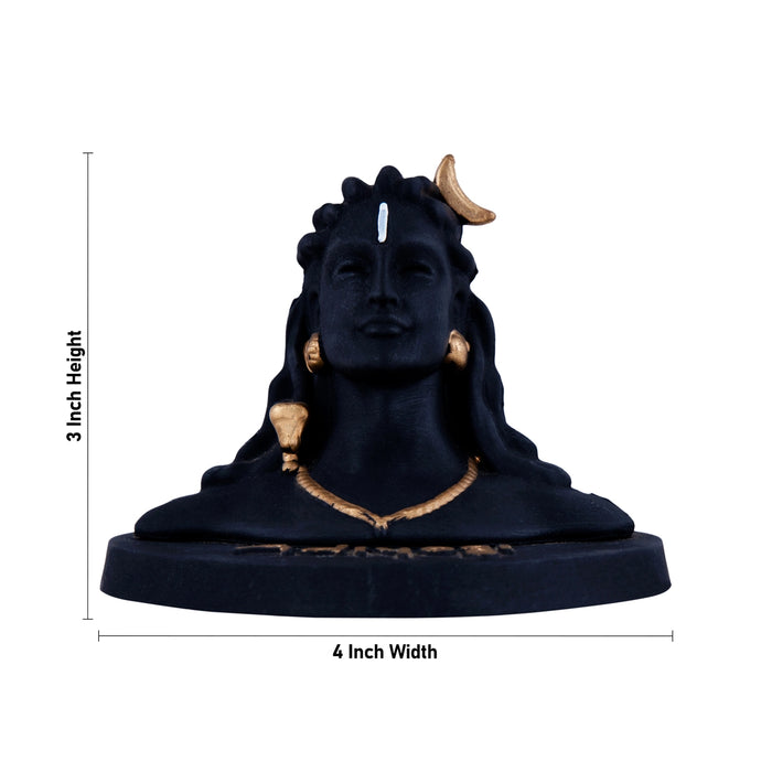 Adiyogi Statue - 3 x 4 Inches | Adiyogi Shiva Statue/ Adiyogi Murti/ Adiyogi idol for Car decor