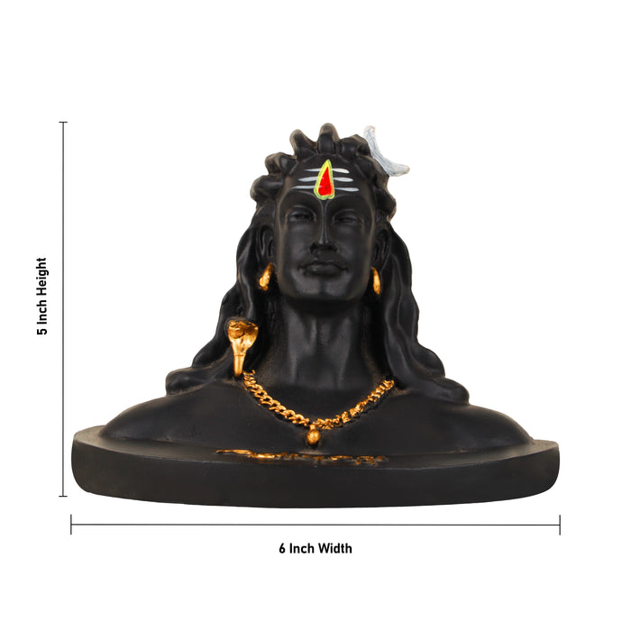 Adiyogi Statue - 5 x 6 Inches | Adiyogi Shiva Statue/ Adiyogi Murti/ Adiyogi Fiber for Home Decor