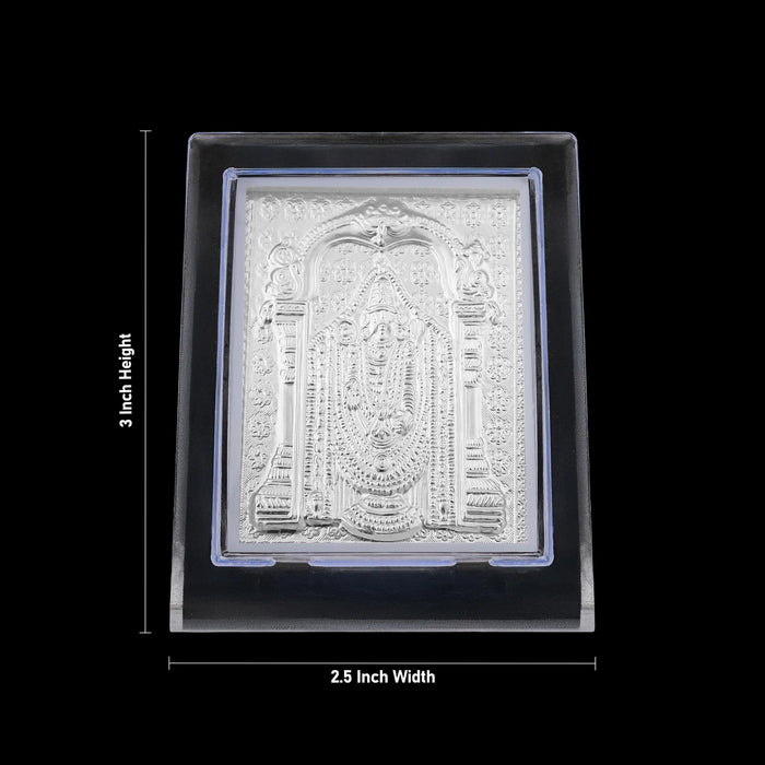 Balaji Photo Frame - 3 x 2.5 Inches | L Shape Perumal frame/ Lord Srinivasa Picture Frame for Home