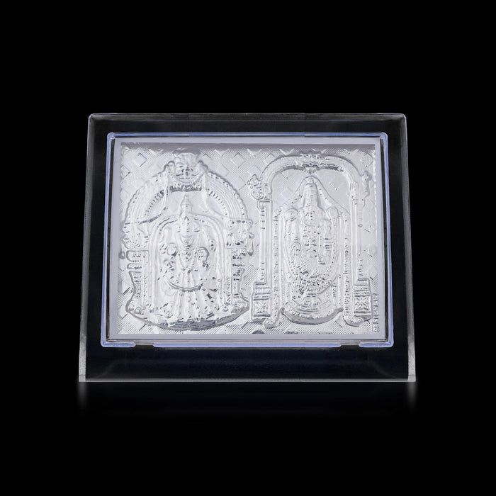 Balaji Padmavati Photo Frame - 2.5 x 3 Inches | L Shape frame/ Perumal Thayar Picture Frame for Home