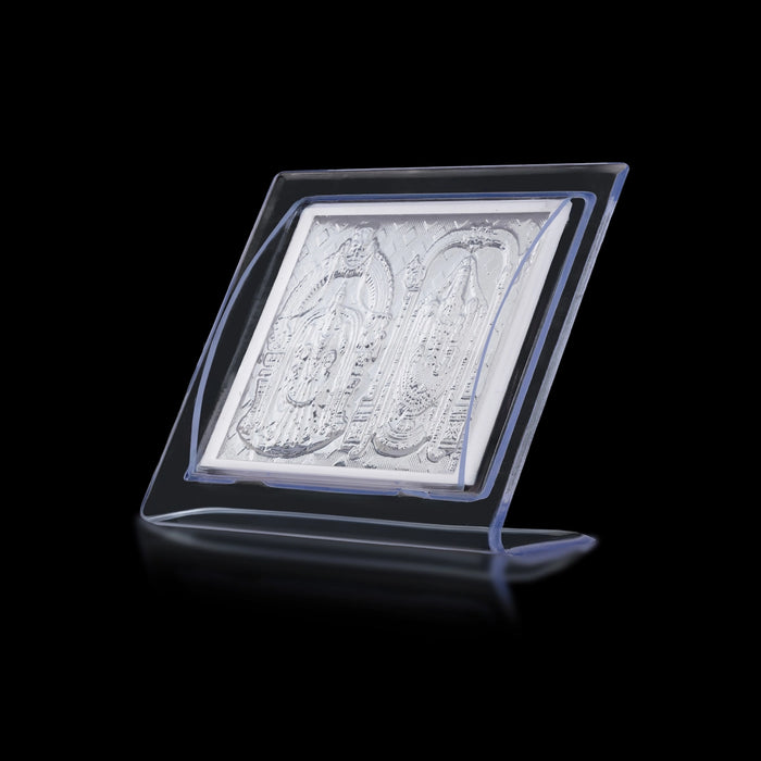 Balaji Padmavati Photo Frame - 2.5 x 3 Inches | L Shape frame/ Perumal Thayar Picture Frame for Home