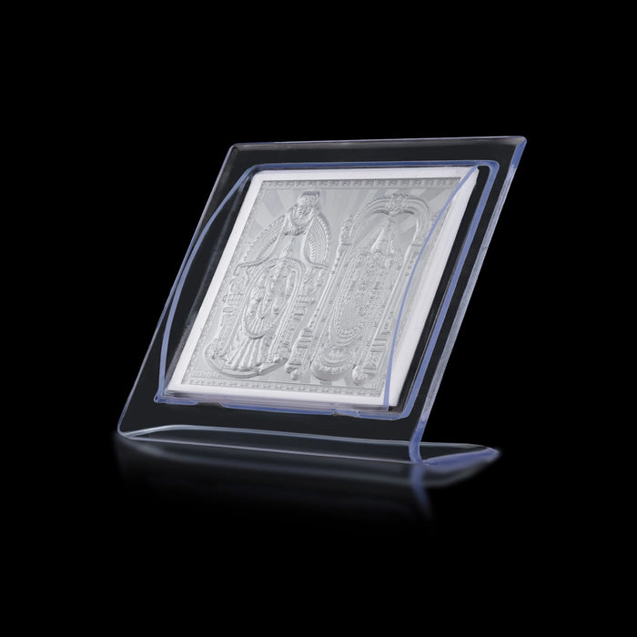 Perumal Thayar Photo Frame - 6 x 5.75 Inches | L Shape frame/ Balaji Padmavati Picture Frame for Home