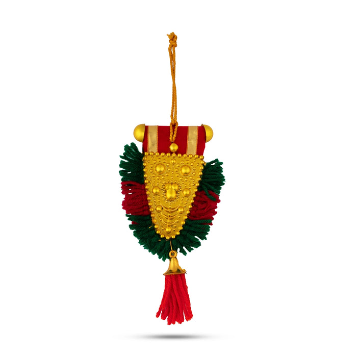 Nettipattam Car Hanging - 6.5 Inches | Decorative Nettipattam/ Decorative Hanging for Car Decoration