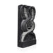 Pinnal Nagam Statue - 18.5 x 8.5 Inch | Black Stone Idol/ Snake Statue/ Naag Devta Murti for Pooja - Stone Murties