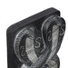 Pinnal Nagam Statue - 18.5 x 8.5 Inch | Black Stone Idol/ Snake Statue/ Naag Devta Murti for Pooja - Stone Murties