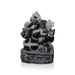 Ganesha Murti - 28 x 19 Inches | Black Stone Idol / Ganapathi Statue/ Vinayagar Sculpture Decor for Home & Pooja - Stone Murties