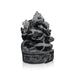Ganesha Murti - 28 x 19 Inches | Black Stone Idol / Ganapathi Statue/ Vinayagar Sculpture Decor for Home & Pooja - Stone Murties