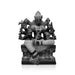 Varahi Amman Sitting on Base Murti - 30 x 24 Inches | Black stone Idol/ Varahi Amman Idol With 8 Hands for Pooja - Stone Murties