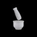 Hand Grinder Pair - 2.25 x 2.75 Inches | Marble Stone Mortar And Pestle/ Kalvam Grindstone for Spices - Kitchen