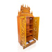 Full Door Mandapam With Leg - 93 x 36 Inches | Wood Thirukovil design / Pooja Mandir for home - Home Puja Mandir