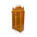 Full Door Mandapam With Leg - 70 x 32 Inches | Wood Thirukovil design / Pooja Mandir for home - Home Puja Mandir