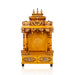 Open Mandapam With Bell - 60 x 29 Inches | Wood Temple design / Pooja Mandir for home - Home Puja Mandir