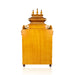 Open Mandapam With Bell - 60 x 29 Inches | Wood Temple design / Pooja Mandir for home - Home Puja Mandir