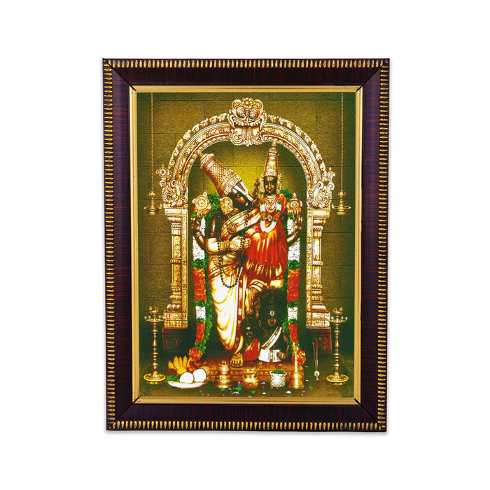 Lakshmi Hayagrivar Photo Frame - 8 x 6 Inches | Sri Hayagriva with Goddess Lakshmi Wall Frame for Pooja Room