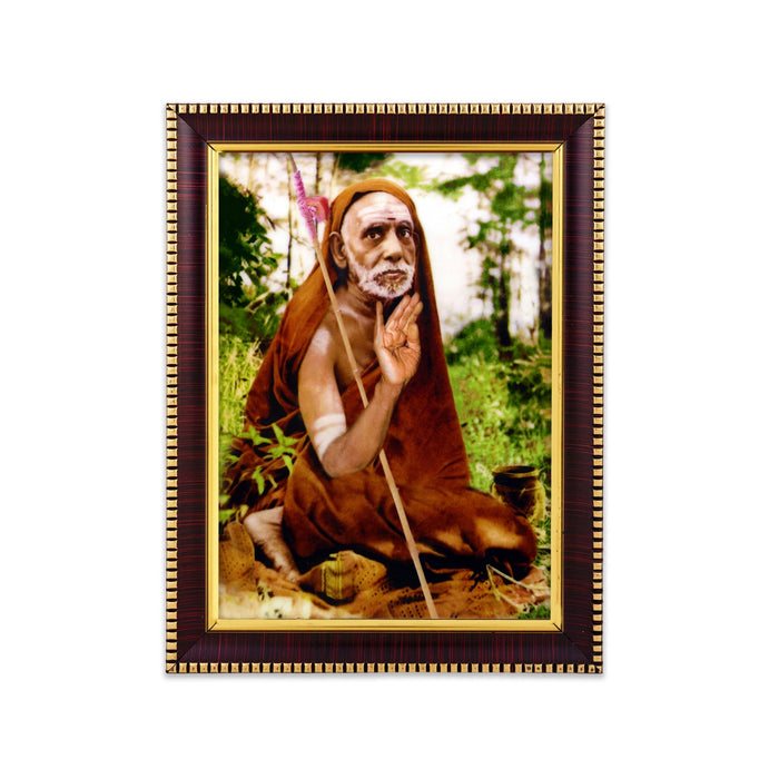Mahaperiyava Wall Frame - 8 x 6 Inches | Divine Kanchi Paramacharya Photo Frame for Home & Pooja Room