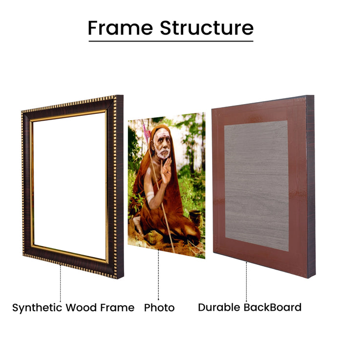 Mahaperiyava Wall Frame - 8 x 6 Inches | Divine Kanchi Paramacharya Photo Frame for Home & Pooja Room