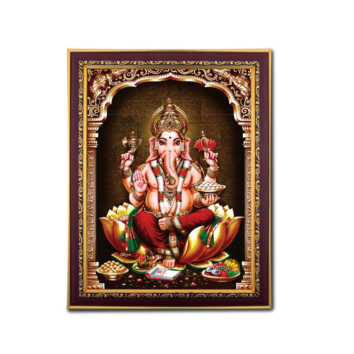 Ganesha Photo Frame | Picture Frame for Pooja Room Decor