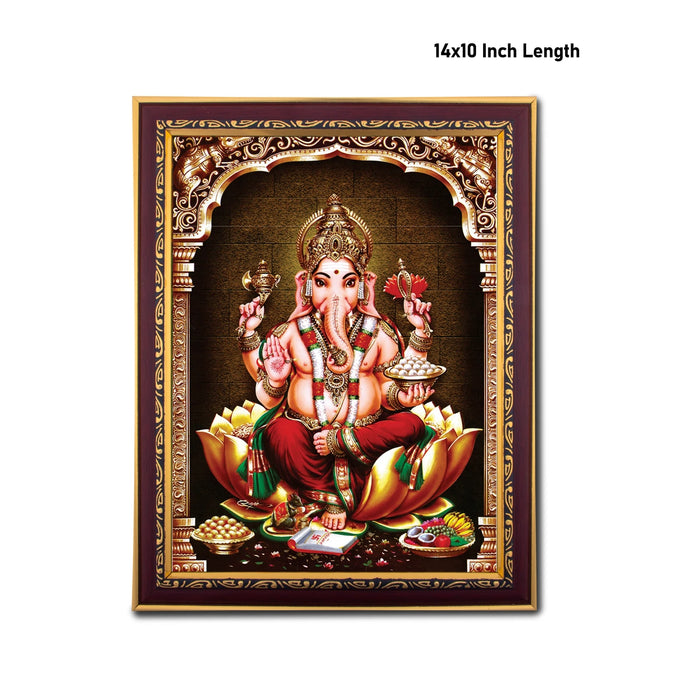 Ganesha Photo Frame | Picture Frame for Pooja Room Decor