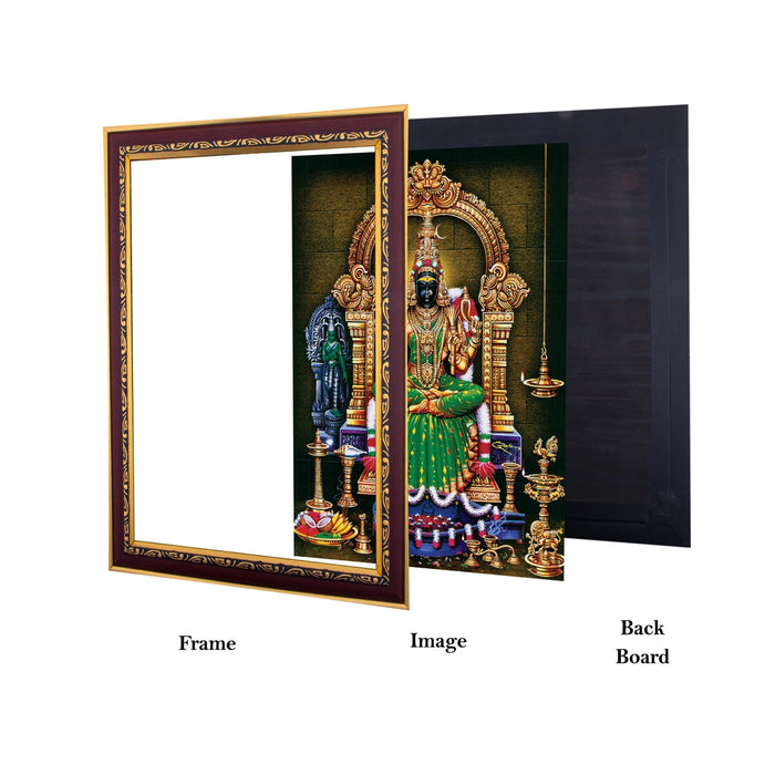 Kanchi Kamakshi Amman Photo Frame | Picture Frame for Pooja Room Decor
