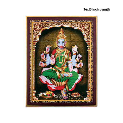 Varahi Photo Frame | Picture Frame for Pooja Room Decor - Hindu God Photos & Frames