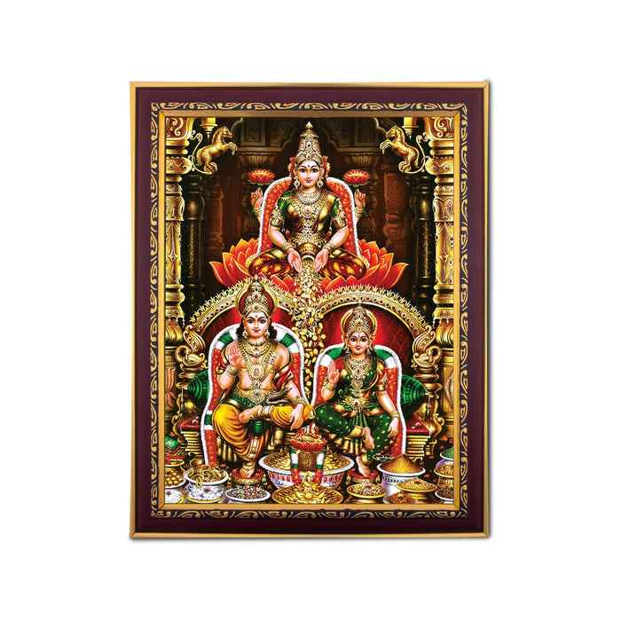 Lakshmi Kubera Dhanakarshana Photo Frame | Picture Frame for Pooja Room Decor