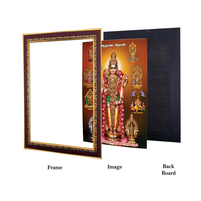 Arupadai Murugan Photo Frame | Picture Frame for Pooja Room Decor