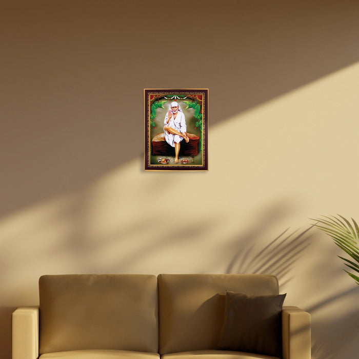 Sai Baba Photo Frame | Picture Frame for Pooja Room Decor