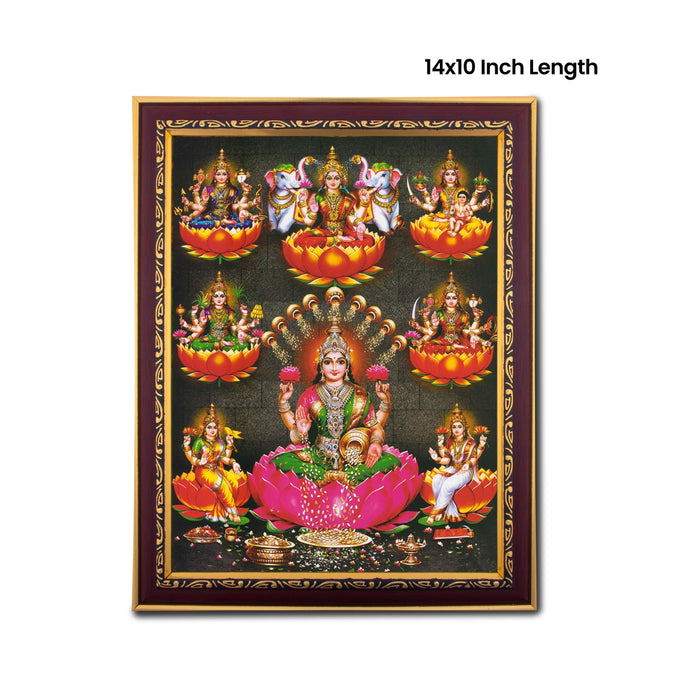 Ashtalakshmi Photo Frame | Picture Frame for Pooja Room Decor