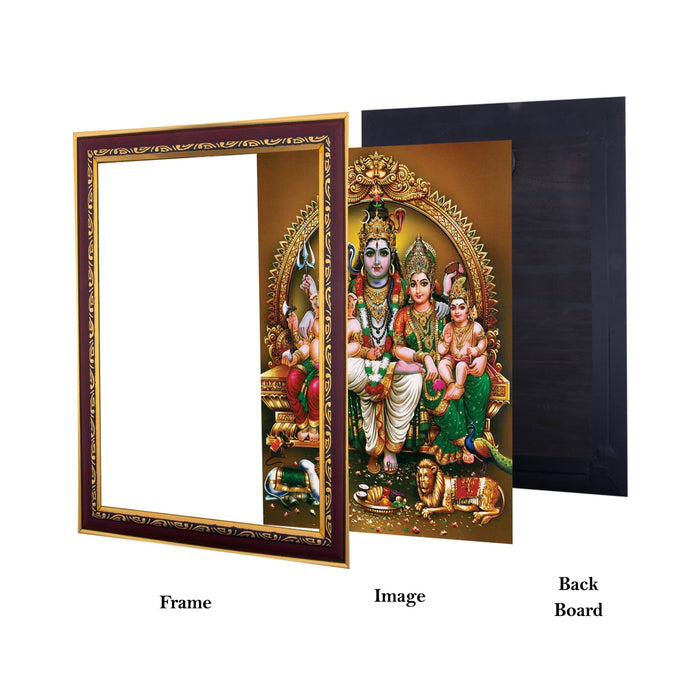 Shivan Parvathy Photo Frame | Picture Frame for Pooja Room Decor