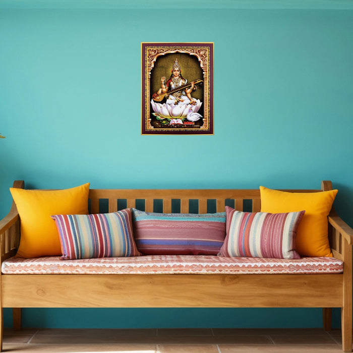 Saraswathi Photo Frame | Picture Frame for Pooja Room Decor