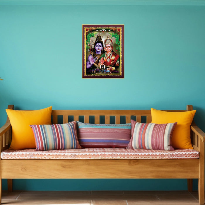 Shivan Parvathi Photo Frame | Picture Frame for Pooja Room Decor