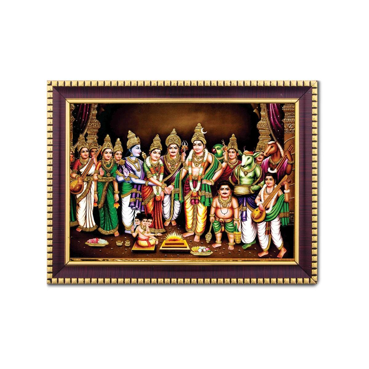 Giri - Meenakshi Kalyanam Photo Frame | Picture Frame for Pooja Room ...