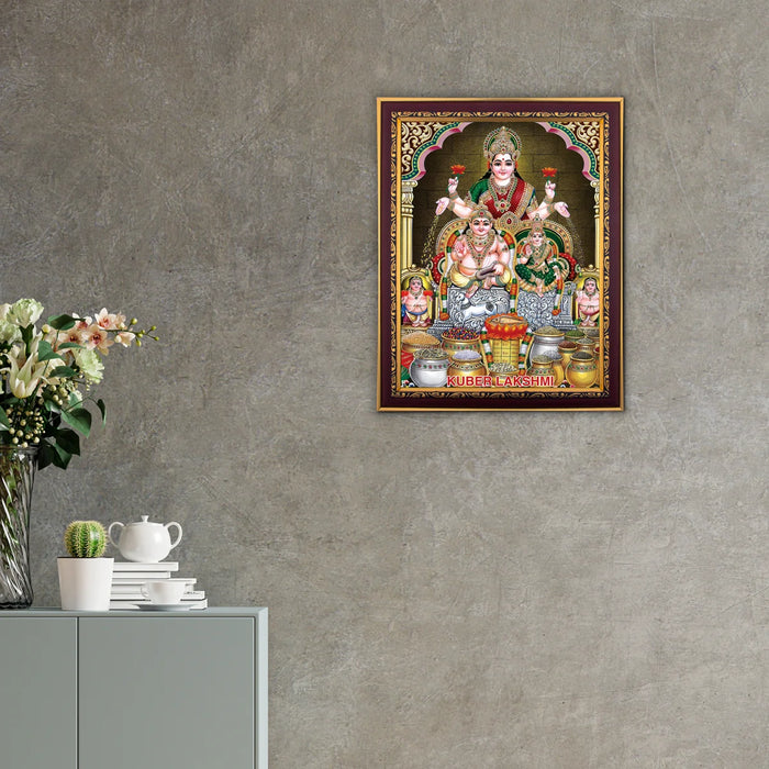 Kuber Lakshmi Photo Frame | Picture Frame for Pooja Room Decor