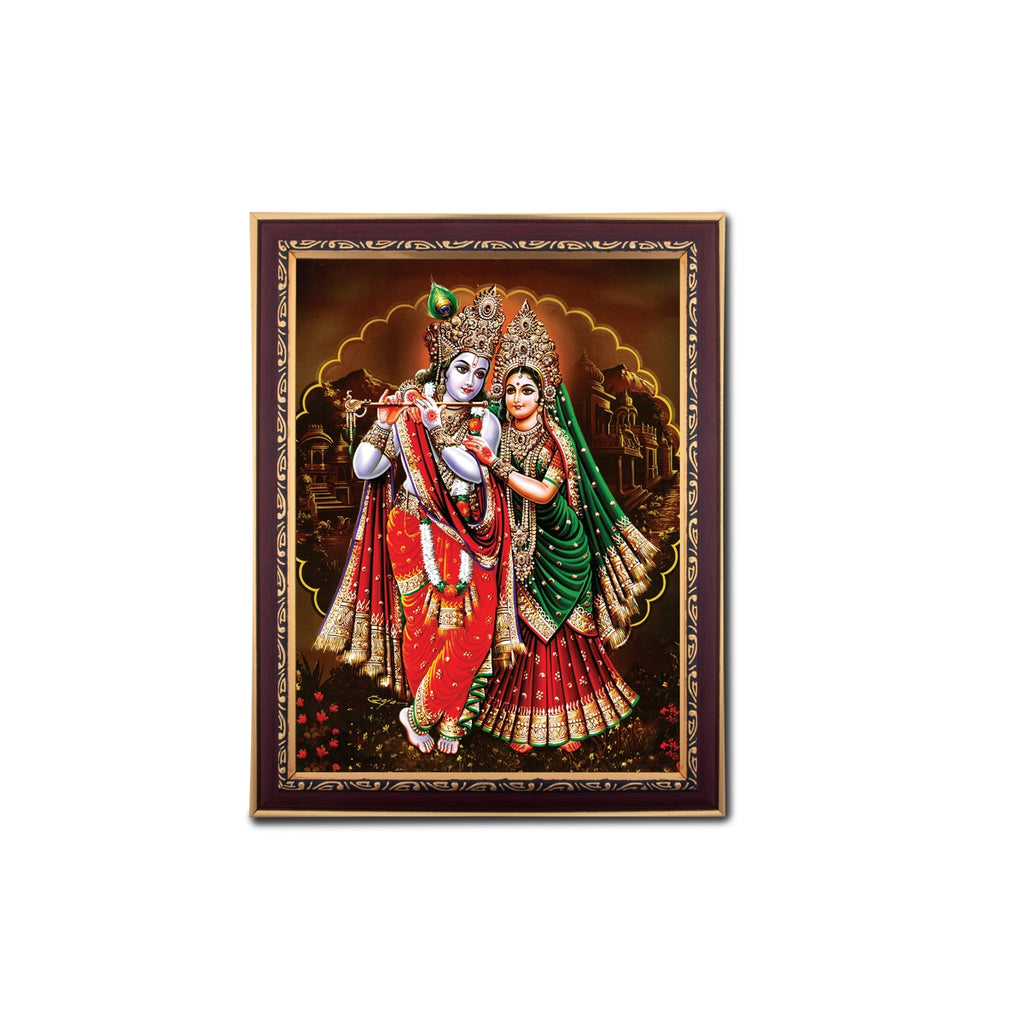 Radha Krishnan Photo Frame | Picture Frame for Pooja Room Decor