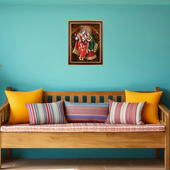 Radha Krishnan Photo Frame | Picture Frame for Pooja Room Decor