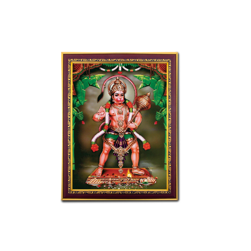 Hanuman Photo Frame | Picture Frame for Pooja Room Decor